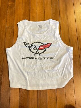 Hybrid Apparel White GM Official Logo Tank